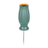 Maxbell Cemetery Vase Detachable Spike Stake Grave Decorations for Lawn Grave Garden Green