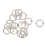 Maxbell 80 Pieces 3mm 6mm Mixed Lot Jewelry Findings Sterling Silver Open Jump Rings