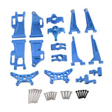 Maxbell 1/14 RC Cars Aluminum Spare Parts 8 Pieces Compact Accessory for 14209 14210 blue