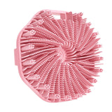 Maxbell Body Scrubber Handheld Premium Bath Massage Tool for Men and Women Showering Pink