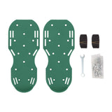 Maxbell Yard Aerator Shoes Adjustable Strap Nails Lawn Sandals for Yard Patio Gardens Green