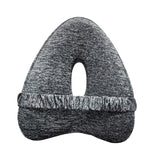 Maxbell Knee Pillow for Side Sleepers Soft Leg Pillow for Side Sleeping for Home Use gray