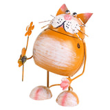 Maxbell Maxbell Animal Statue Garden Decor Iron Figurine for Fireplace Mantels Shelves Decks Cat