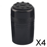 Maxbell 4xFishing Rod Butt Cap Fishing Pole End Cap for Repair Fishing Rod Accessories Black 28.5mm