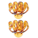 Maxbell 2 Pack Women's  Hair Claw Clips Thick Hair Octopus Jaw Folding Hairpin