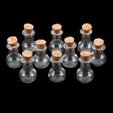 Maxbell 30pcs Mini Small Cork Stopper Glass Bottles Vials Jars Bottle DIY Craft Pendant