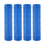 Maxbell 4Pcs Bike Handlebar Grips Anti Slip for Road Bikes Kids Folding Bicycles Blue