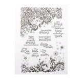 Maxbell Rubber Stamp Sheet Cling Scrapbooking Card Making Album Decor DIY A