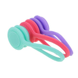 Maxbell 2x3Pieces Magnetic Earphone Cable Winders Wrap Corder Organzier String Tidy D