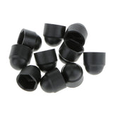 Maxbell 30x10pcs M6 Black Dome Bolt Nut Protection Caps Cover Hexagon Screws M6x10mm