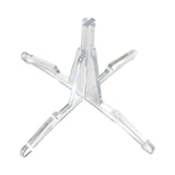 Maxbell Folding Clarinet Holder Support Lightweight Tripod Bracket Accessories Clear