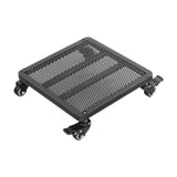 Maxbell Movable Plantpot Tray Heavy Duty Pot Trolley for Patio Indoor Outdoor Garden Black