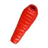 Maxbell Mummy Sleeping Bag Adults Backpacking Comfort Goose Down Camping Sleeping Bag Red