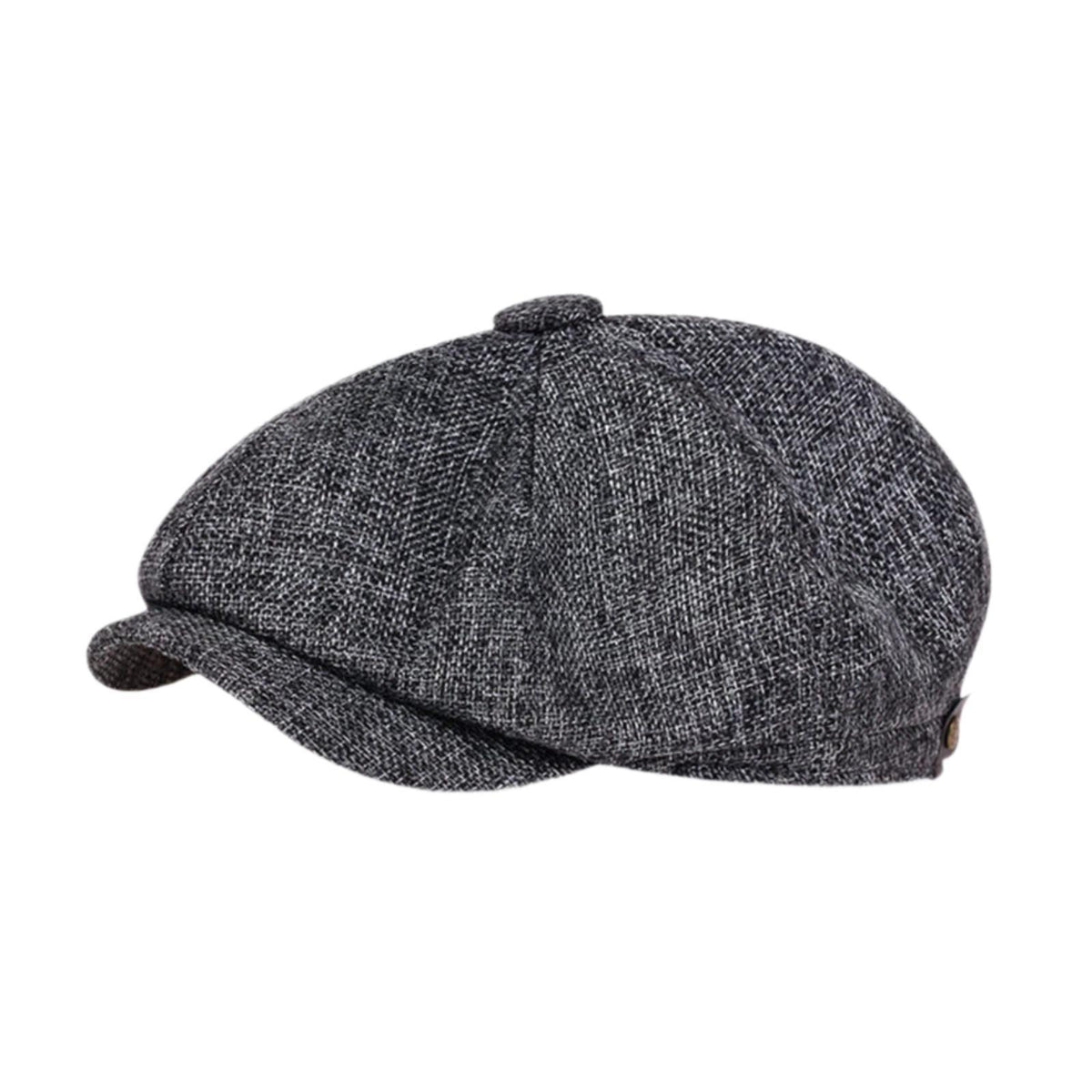 Maxbell Beret Hat British Spring Painter Hat Cabbie Hat for Adults Traveling Camping Gray