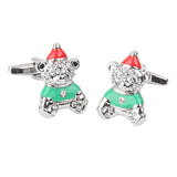 Maxbell Men Cufflink Party Xmas Gift Multiple Style Bear