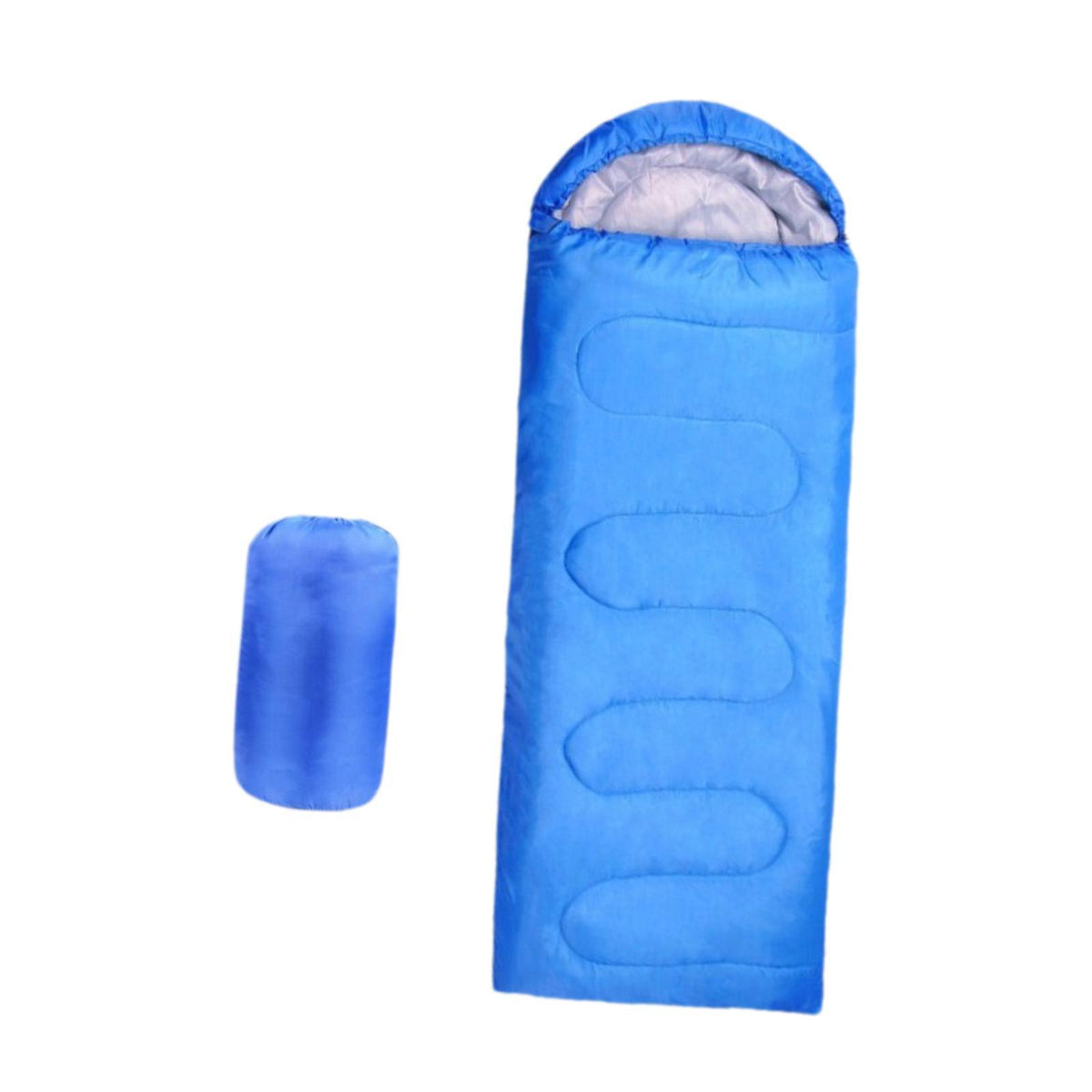 Maxbell Maxbell Envelope Sleeping Bag Portable Camping Sleeping Bag for Travel Spring Hiking Blue