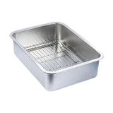 Maxbell Stainless Steel Baking Pan Oven Tray and Cooling Rack for Grilling Vegetable 50x35x10cm