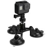 Maxbell Tri-cup Suction Mount w/Ball Head Car Window Mount for GoPro Hero 5 / 4/3+/3