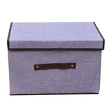Maxbell Storage Box Holder Makeup Cosmetic Stationery Organizer Purple L - Aladdin Shoppers