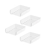 Maxbell 4x Letter Paper Tray Multipurpose Folder Document Paper Organizer for School Vertical Clear