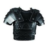 Maxbell Medieval Chest Armors Decors Knight Costume for Cosplay Fancy Dress Men Women black