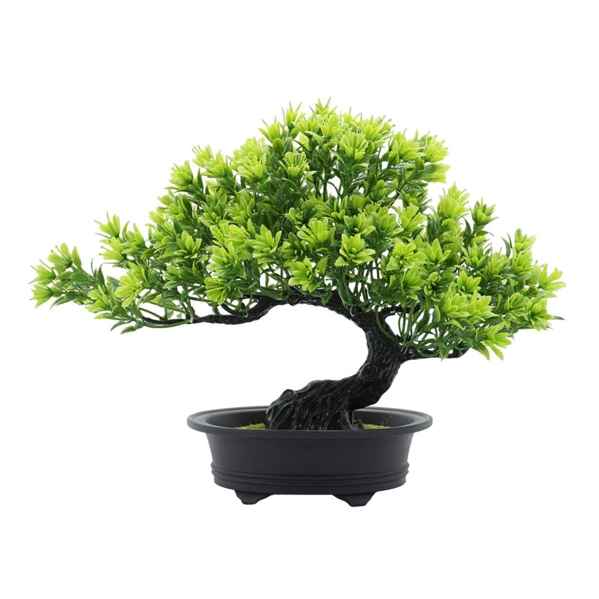Maxbell Artificial Bonsai Tree Fake Bonsai Tree for Living Room Yard Desktop Display Green
