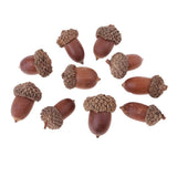 Maxbell 40 Pieces Natural Pine Cones Acorns Dried Table Ornament for Home Decoration