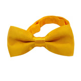 Maxbell Kids Bow Tie Versatile Soft Tux Bowties for Birthdays Stage Performance Prom Yellow