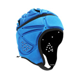 Maxbell Rugby Helmet Protective Gear Breathable Headgear for Sports Baseball Pitcher Blue