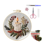 Christmas Embroidery Kit for Adults DIY Art Crafting Cross Stitch Needlework