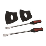 Maxbell Motorcycle Tire Changing Tool Rim Protector Sturdy for Bicycle Motorbike ATV Black