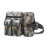 Maxbell Maxbell Waist Fanny Pack Water Bottle Holder Hip Belt Bum Shoulder Storage Bag Camo B