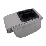 Maxbell Car Armrest Cushion Multifunctional Car Armrest Box Cover for Suvs Auto Grey