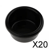 Maxbell 20xCar Marine Boat RV Camper Caravan Plastic Cup Drink Can Holder 100mm Black