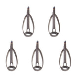 Maxbell Maxbell 5pcs Sturdy Fishing Rod Tip Rings Rod Replacement Guides DIY Pole Repair Kit Reel Care Accessories