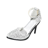 Maxbell 1:6 High Heeled Shoes Doll Decoration Accessories for 12 inch Action Figures Argent