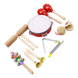 Maxbell Kids Percussion Set Enlightenment Rhythm Toy for Toddlers Age 3 to 10 Babies 7pcs