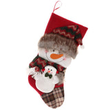 Maxbell Hanging Christmas Stocking Gift Candy Bags Xmas Tree Ornament Snowman
