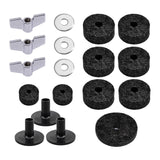 Maxbell 2xDrum Sets Replacement Cymbal Felt Washer Drum Accessories Replacement Kit