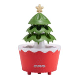 Christmas Tree Humidifier Christmas Gift Aroma Diffuser for Living Room Yoga Red