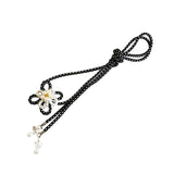 Maxbell 6xObi Ornament Lady Obi Fastening Belt Decoration for Christmas Ceremony Party Black