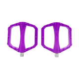 Maxbell 2Pcs Mountain Bike Pedals Portable Practical Directly Replace Aluminum Alloy Purple