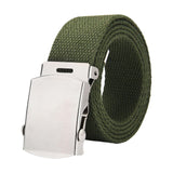 Maxbell Canvas Web Belt Hiking Wear Resistant Comfortable 41” Stretch Resistant Belt Green