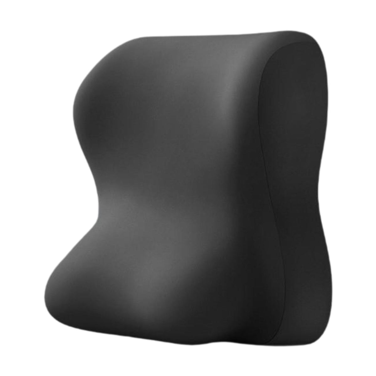 Maxbell Lumbar Back Support Cushion Face Down Pillow for Beds Household Office Chair Black