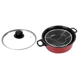 Maxbell Deep Fryer Nonstick Japanese Frying Pot for Kitchen French Fries Dining Room