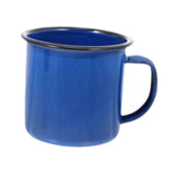 Maxbell Maxbell Enamel Coffee Cup Stylish Easy Clean Drinking Cup for Desktop Household Dorm Blue