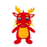 Plush Stuffed Animal Dragon Toys Soft Adorable for Home Decor Toddlers Gifts Red