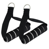 Maxbell Maxbell Resistance Bands Handle with Strong Nylon Strap black and gray
