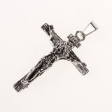Maxbell Vintage Style Jesus Christ Cross Crucifix Charm Pendant fit Chain Necklace