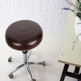 Pack 4- Home Bar Stool Covers PU Leather Round Chair Seat Cushions Sleeves